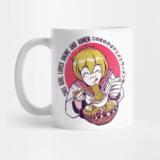 This Girl Love Anime & Ramen Mug